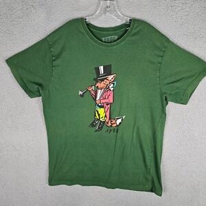 Akoo T-Shirt Mens 2XL‎ Fox Graphic Print Short Sleeve Crew Neck